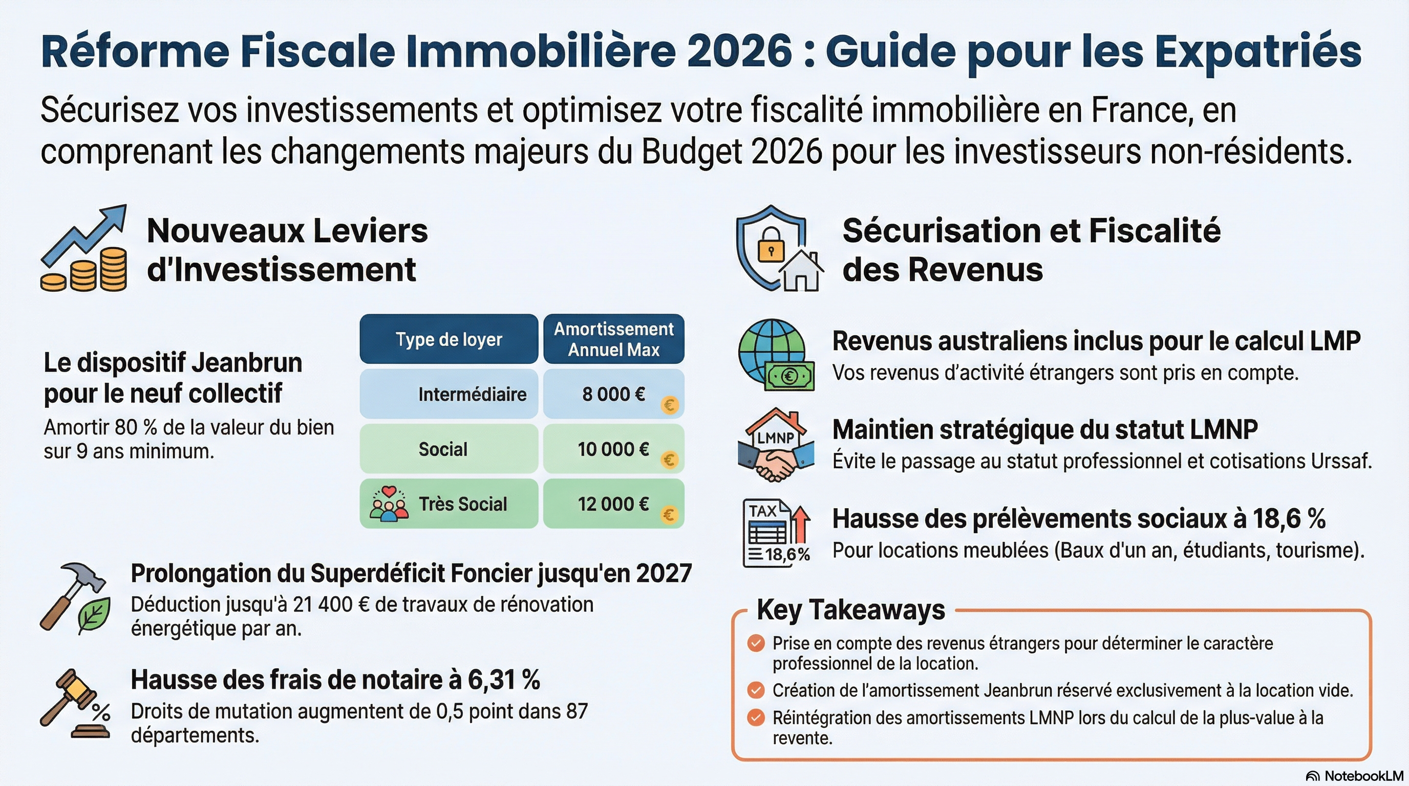 Infographie Budget Immobilier 2026